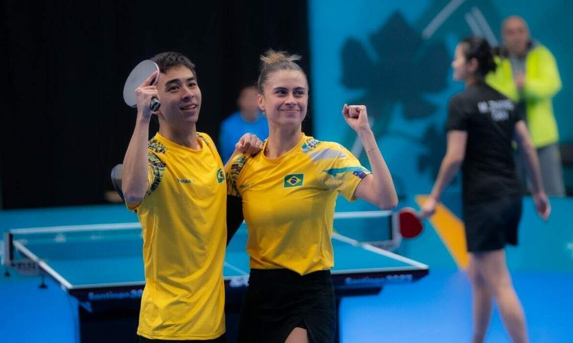 Jogos Pan-Americanos: Brasil é finalista nas duplas do tênis de mesa e se  classifica para os Jogos Olímpicos de Paris - TV Pampa